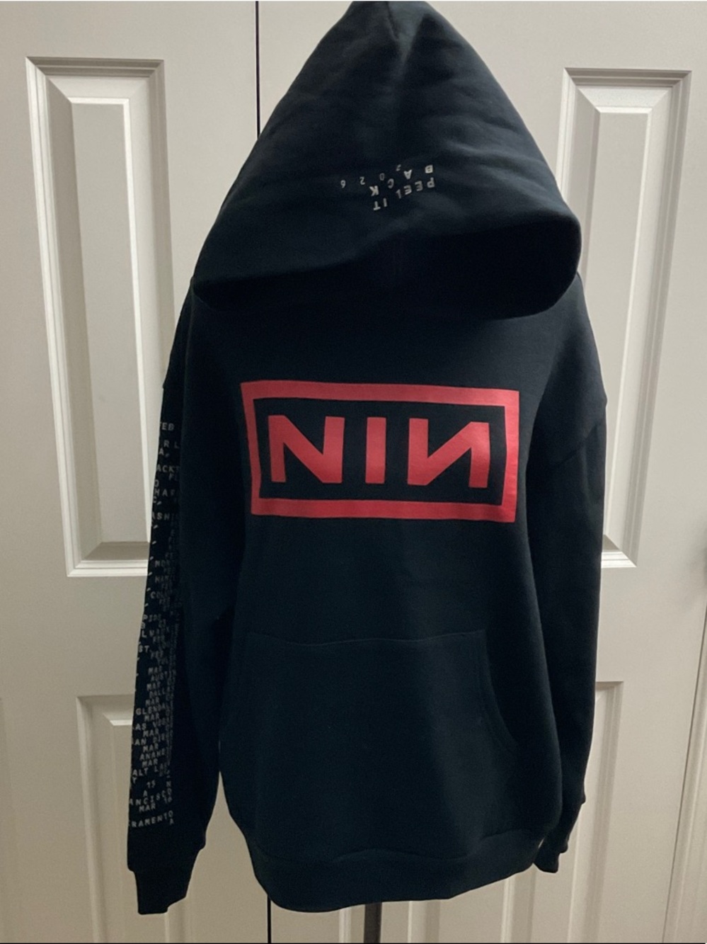 NIN 2026 Peel It Back hoodie